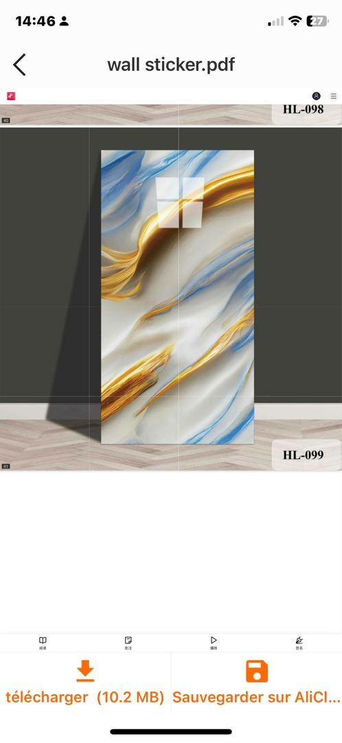 Papier PVC autocollant