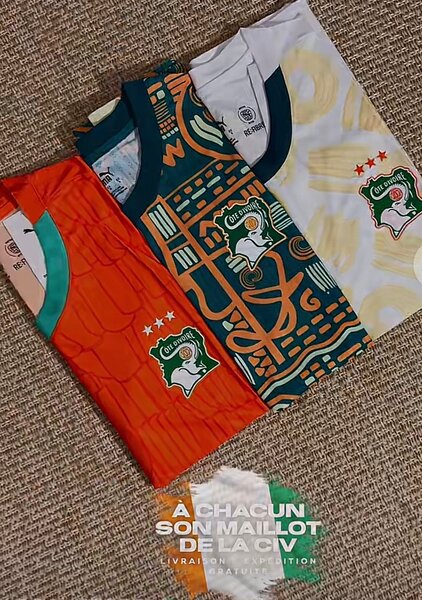 Maillot Côte d'Ivoire Football