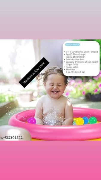 Inflatable kids pool 