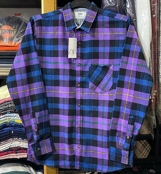 ZARA Mens Casual checked SHIRT