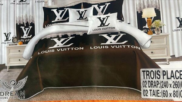 Parure de lit luxe LV