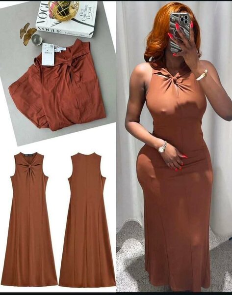 Robe élégante sans manches