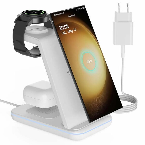 Chargeur sans fil 2 en 1