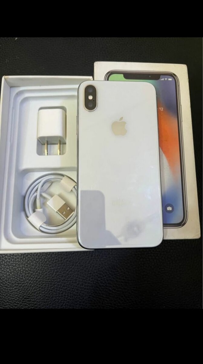 iPhone X avec accessoires