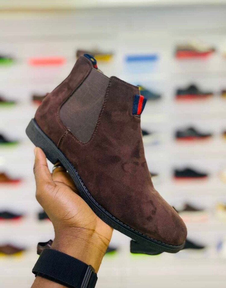 Suede Chelsea boots
