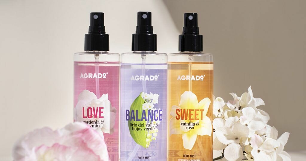 Brume vanille et rose agrado