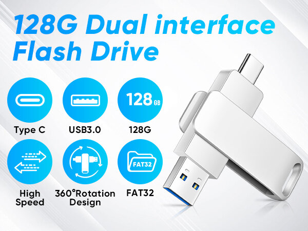 Clé USB 128G de mémoire