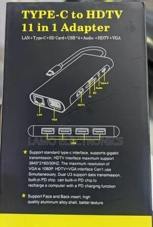 Adaptateur 11-en-1 Type-C HDTV