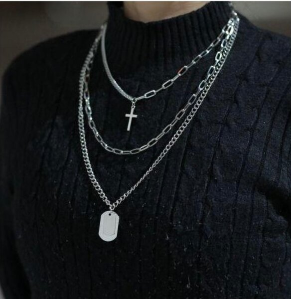 Chaine argent pour homme