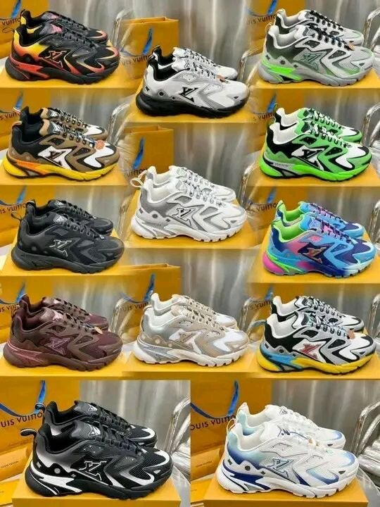 Baskets de sport multicolores