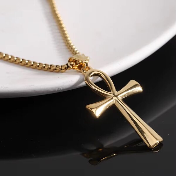 Collier Pendentif Égyptien Ankh