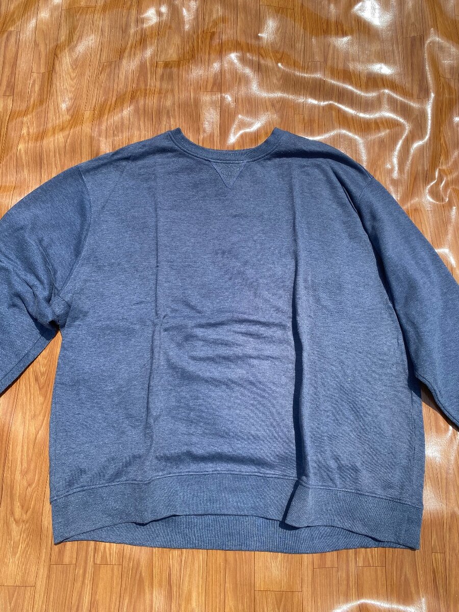 Plain blue black sweatshirt