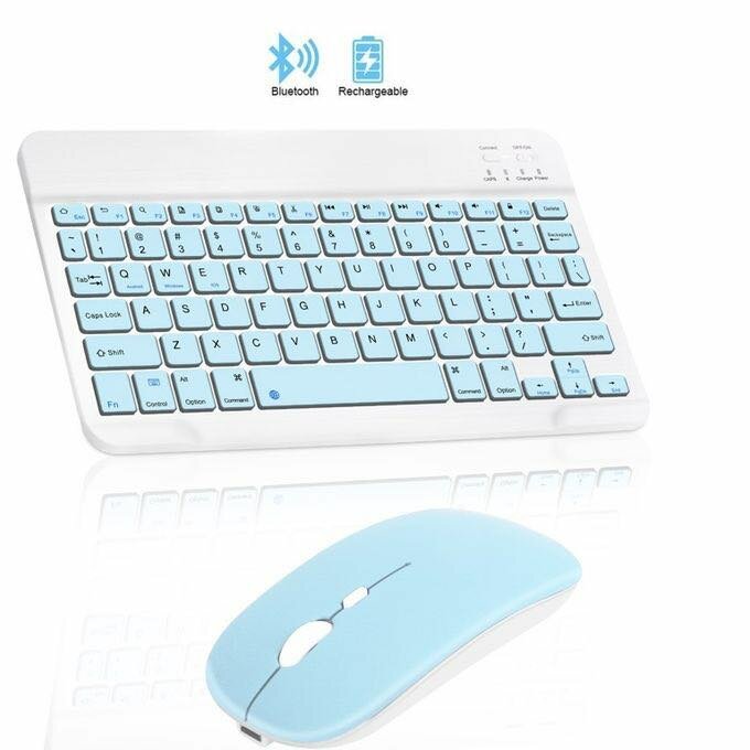 Mini Bluetooth Keyboard and Mouse for iPad,Tablets,Android