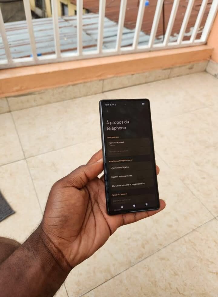 Smartphone moderne et élégant