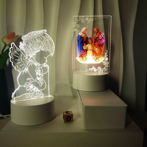 Lampe LED 3D décorative