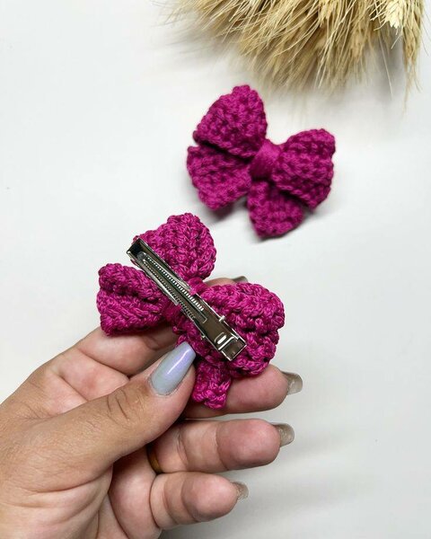 Barrette en crochet