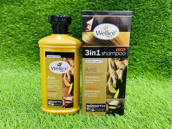 Wellice PRO-V 3 in 1 Ginger essence for hair Shampoo 400ML