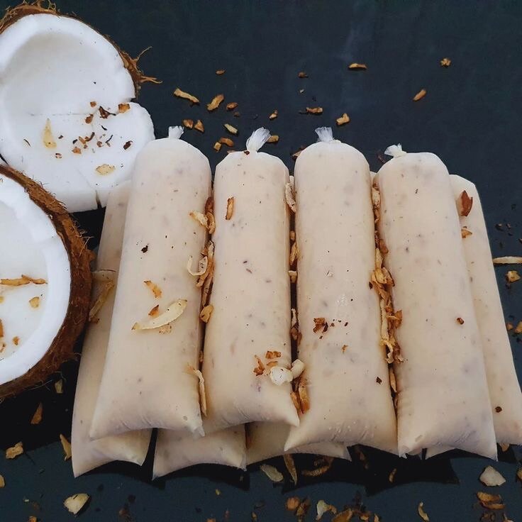 Glace au fruit exotique