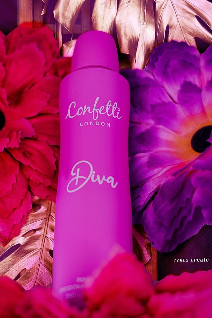 Confetti deodorant spray