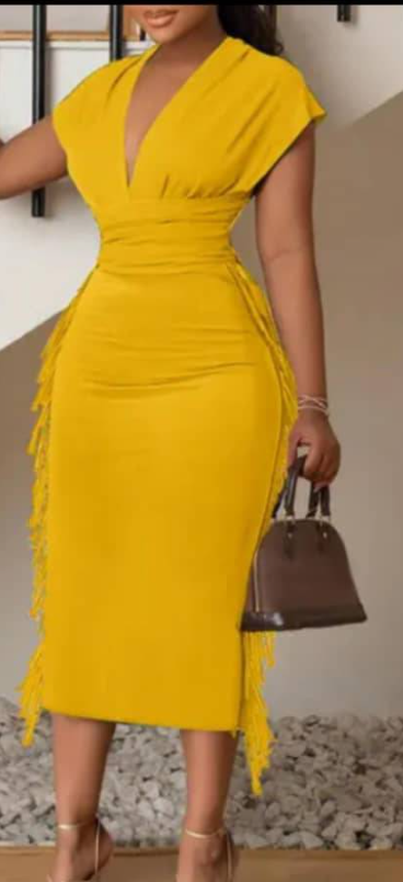 Women's Yellow Dress