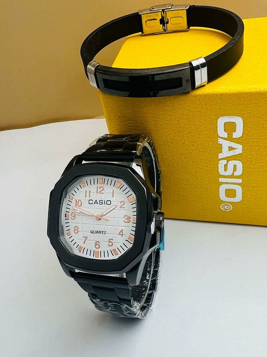 MONTRE EN INOX CASIO / ROLEX