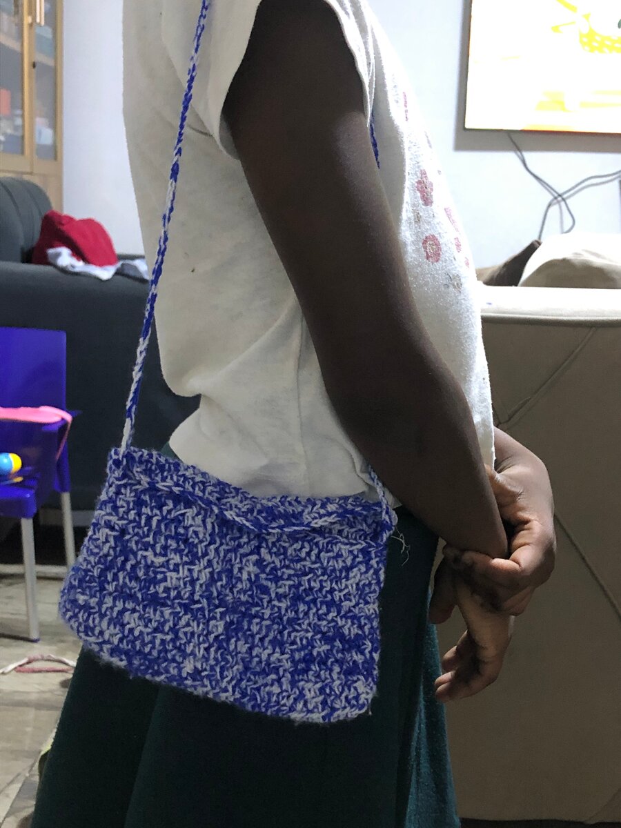 Sac à main crocheté enfant