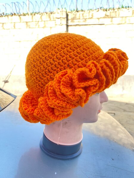 Ruffle hat