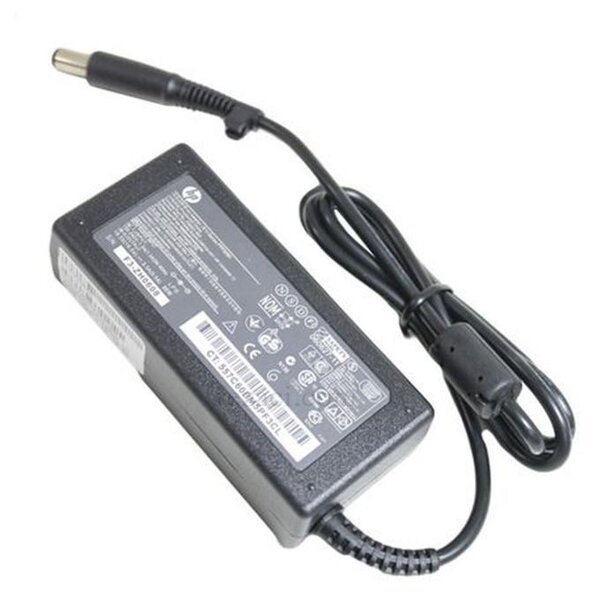 Chargeur HP ordinateur portable gros bout + Câble.