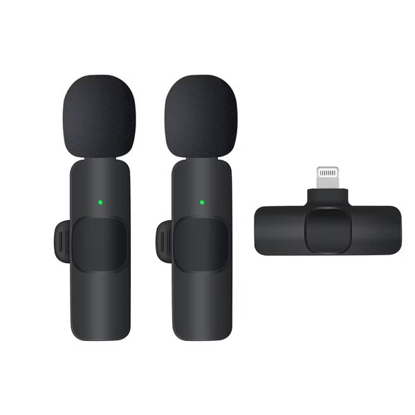 K9 Wireless Microphone for iOS - Dual Mic Set for Karaoke