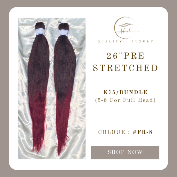 26 inch Prestretched - Colour #FR-8