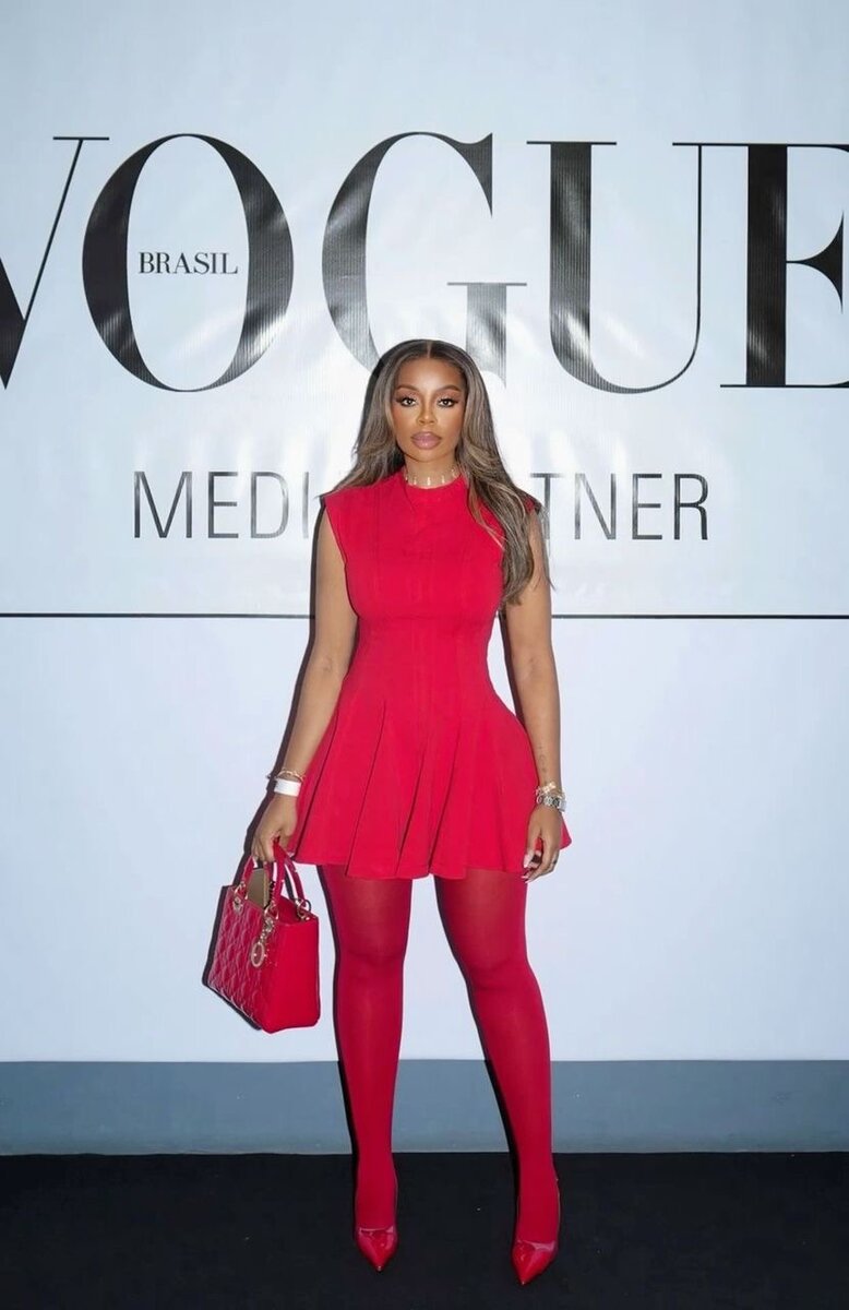 Collants bas rouge vif