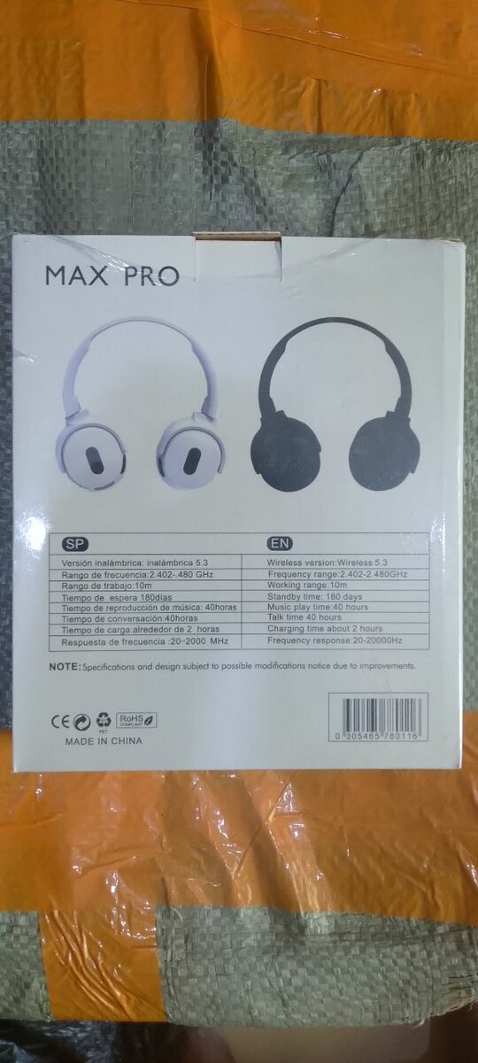 Casque Max Pro Hi-Fi Audio