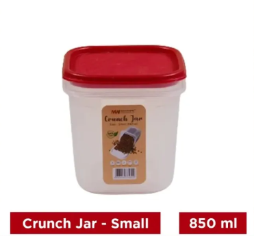 beautiful And Durable Crunch Jar Size Small 850 ml For Multipurpose Uses