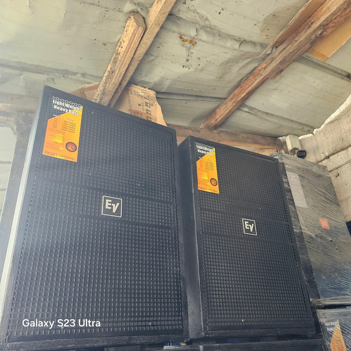 EV Professional Stage Speakers