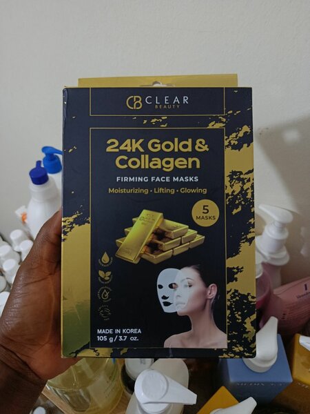 Masques Visage Or 24K & Collagène