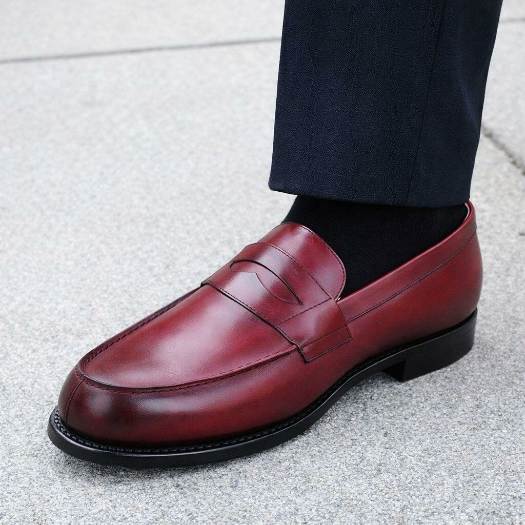 Mocassins élégants en cuir