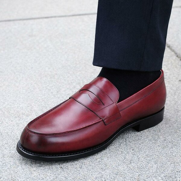 Mocassins élégants en cuir