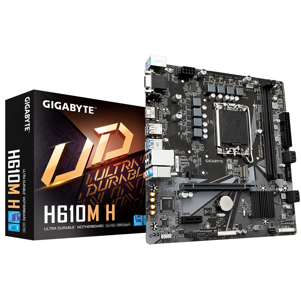 Материнская плата GYGABYTE H610M H DDR5 LGA1700