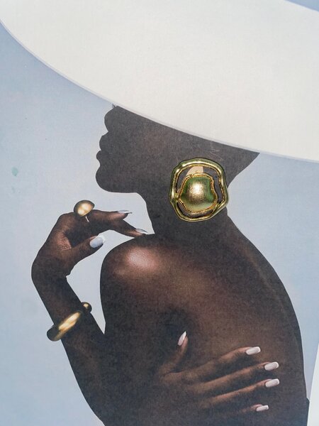 Boucle d'oreilles en acier