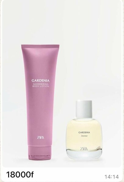 Ensemble Parfum Gardenia Zara