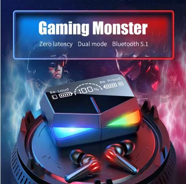 Écouteurs Bluetooth Gaming LED