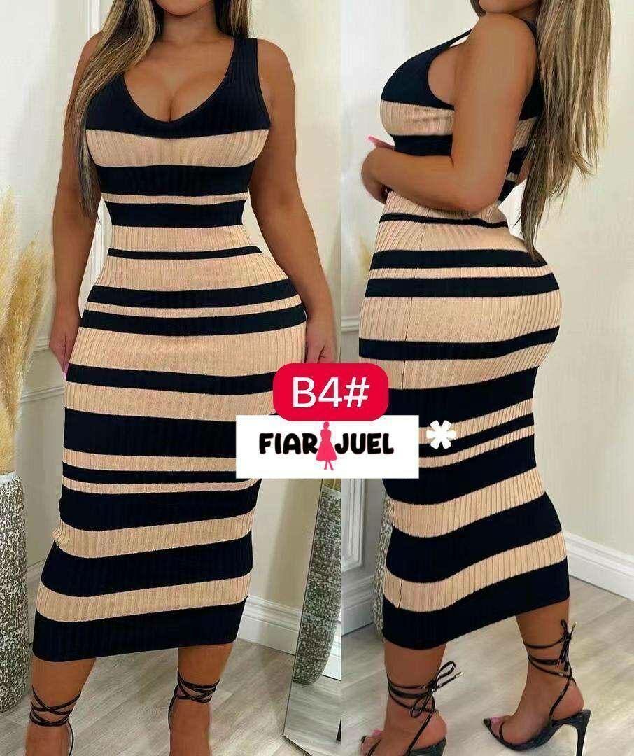 Robe rayée élégante