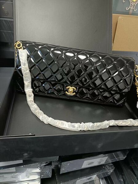 Sac à main en cuir matelassé