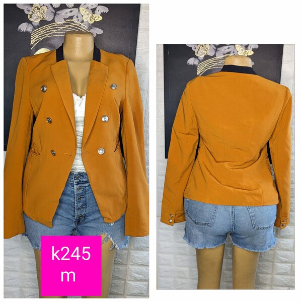 Beautiful and stylish women's jacket yellow