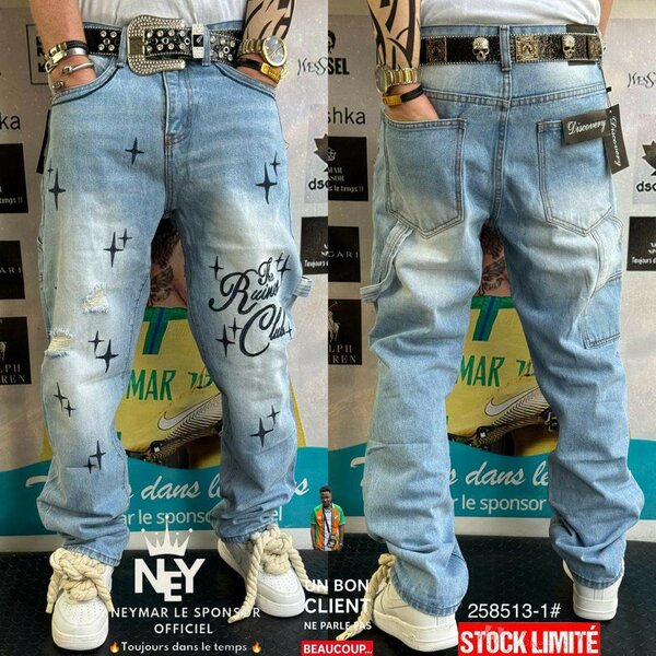 Jean tendance streetwear