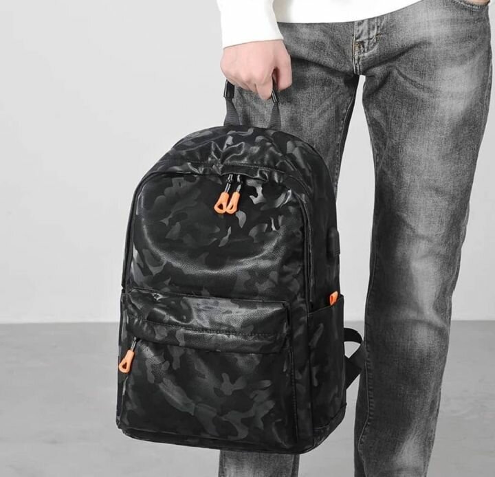 Sac à dos camouflage élégant