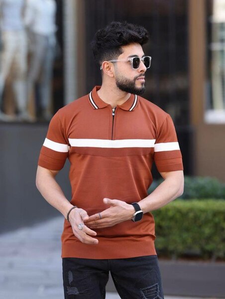 Polo pour Homme à Rayures