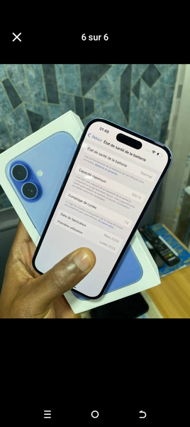 iPhone 16  Bleu 128GB