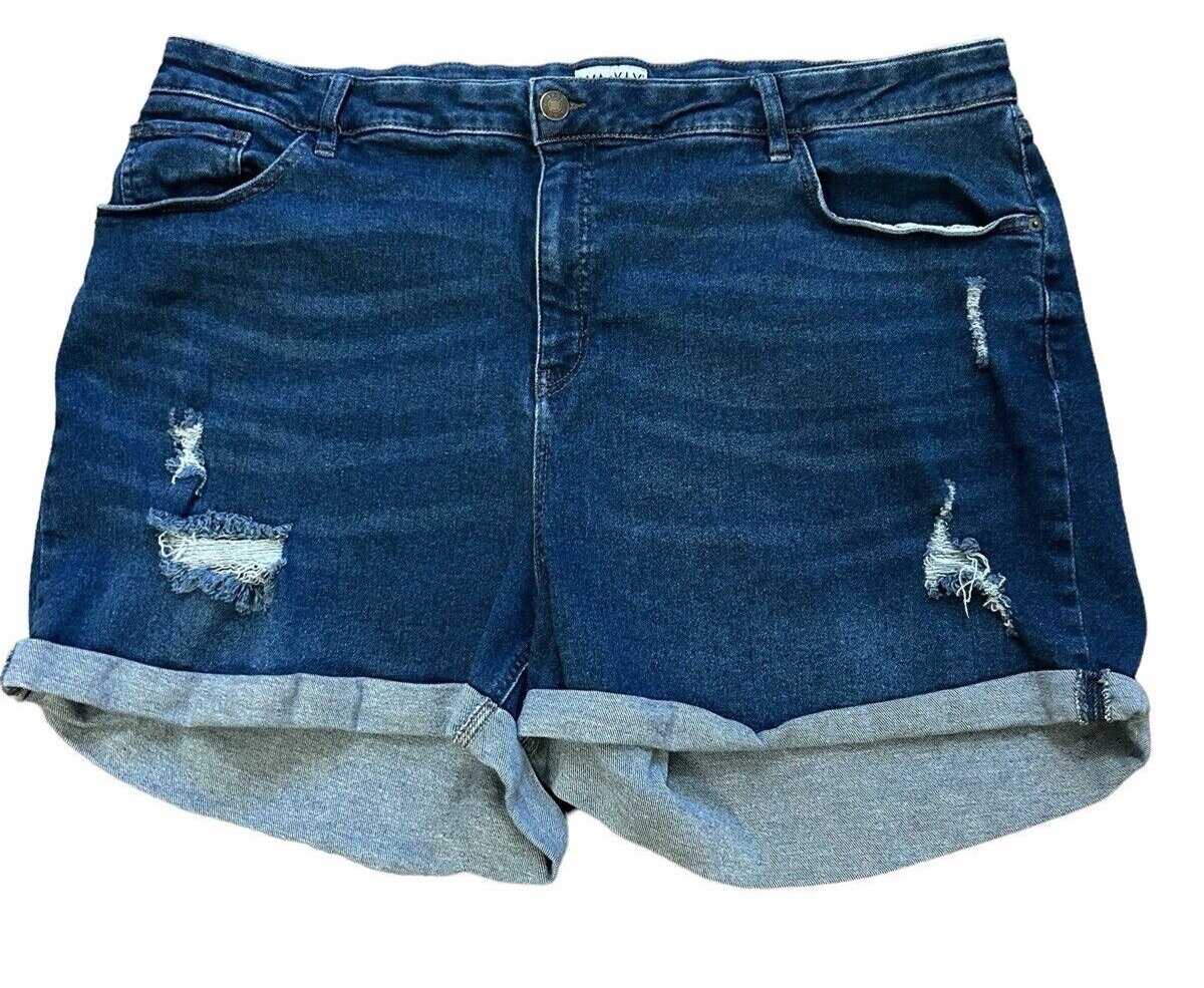 Ava Viv  ripped jeans shorts