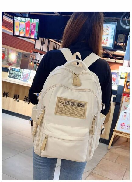 Sac à dos beige fashion